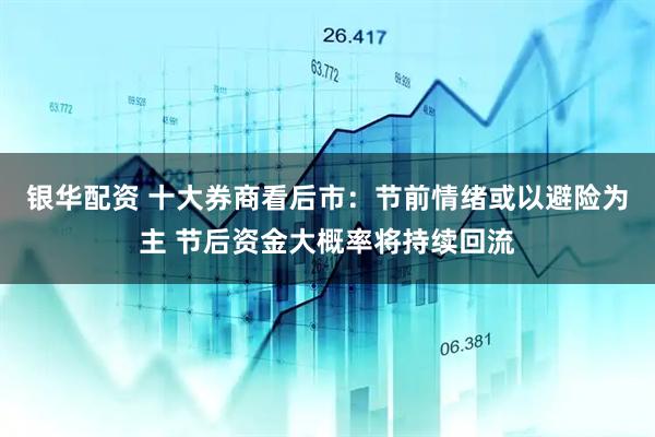 银华配资 十大券商看后市：节前情绪或以避险为主 节后资金大概率将持续回流